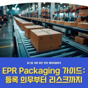 유럽 EPR Packaging(포장재법) & SUP 규제 총정리: 한국 기업이 꼭 알아야 할 등록 의무와 리스크